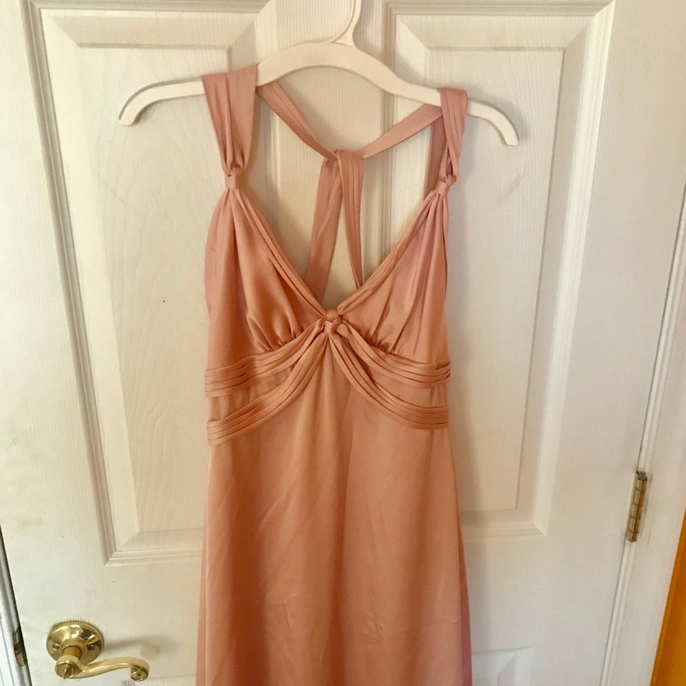 Bcbg maxazria long petal/pink dress